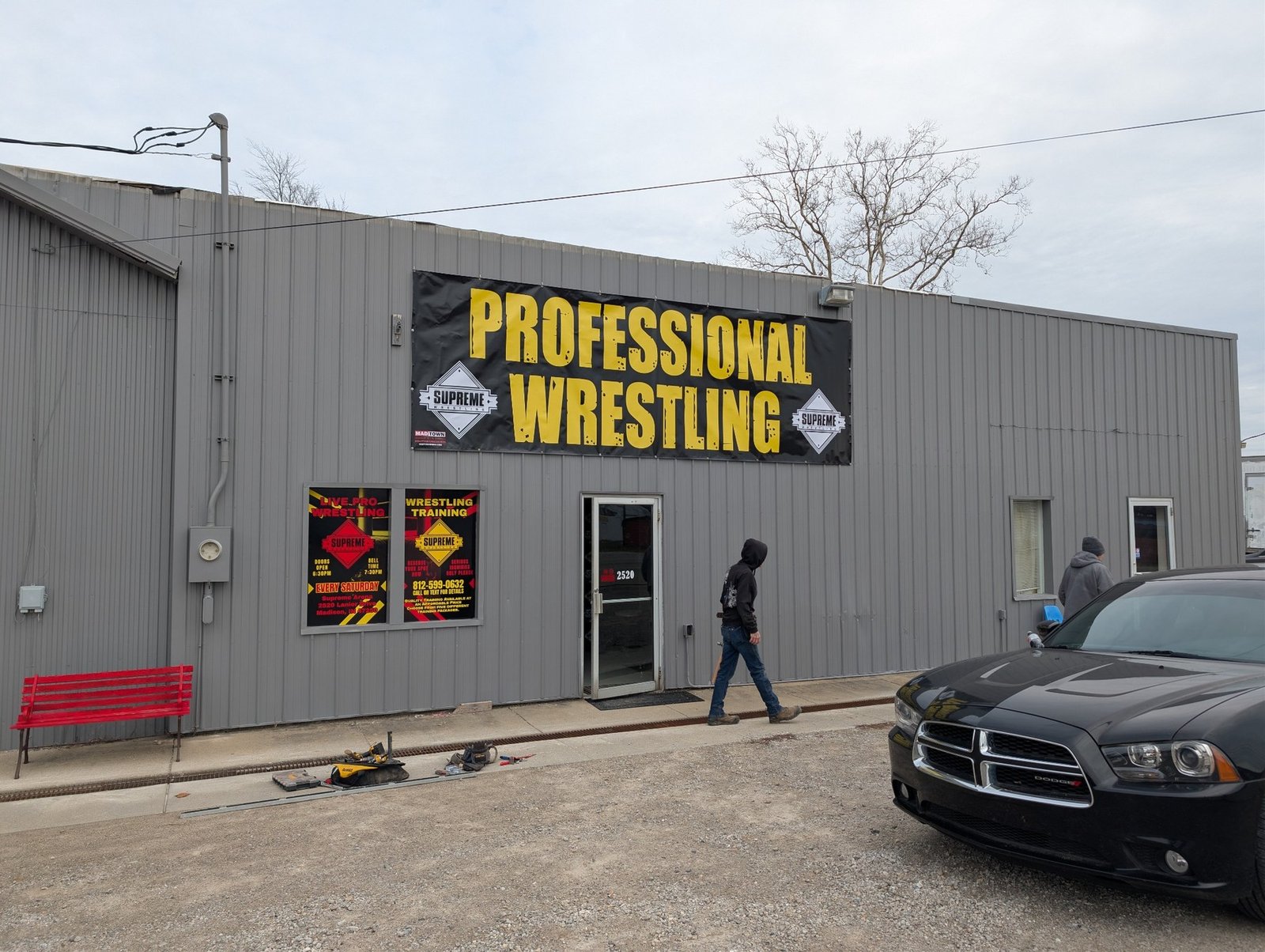 Premier Gutters promo sign