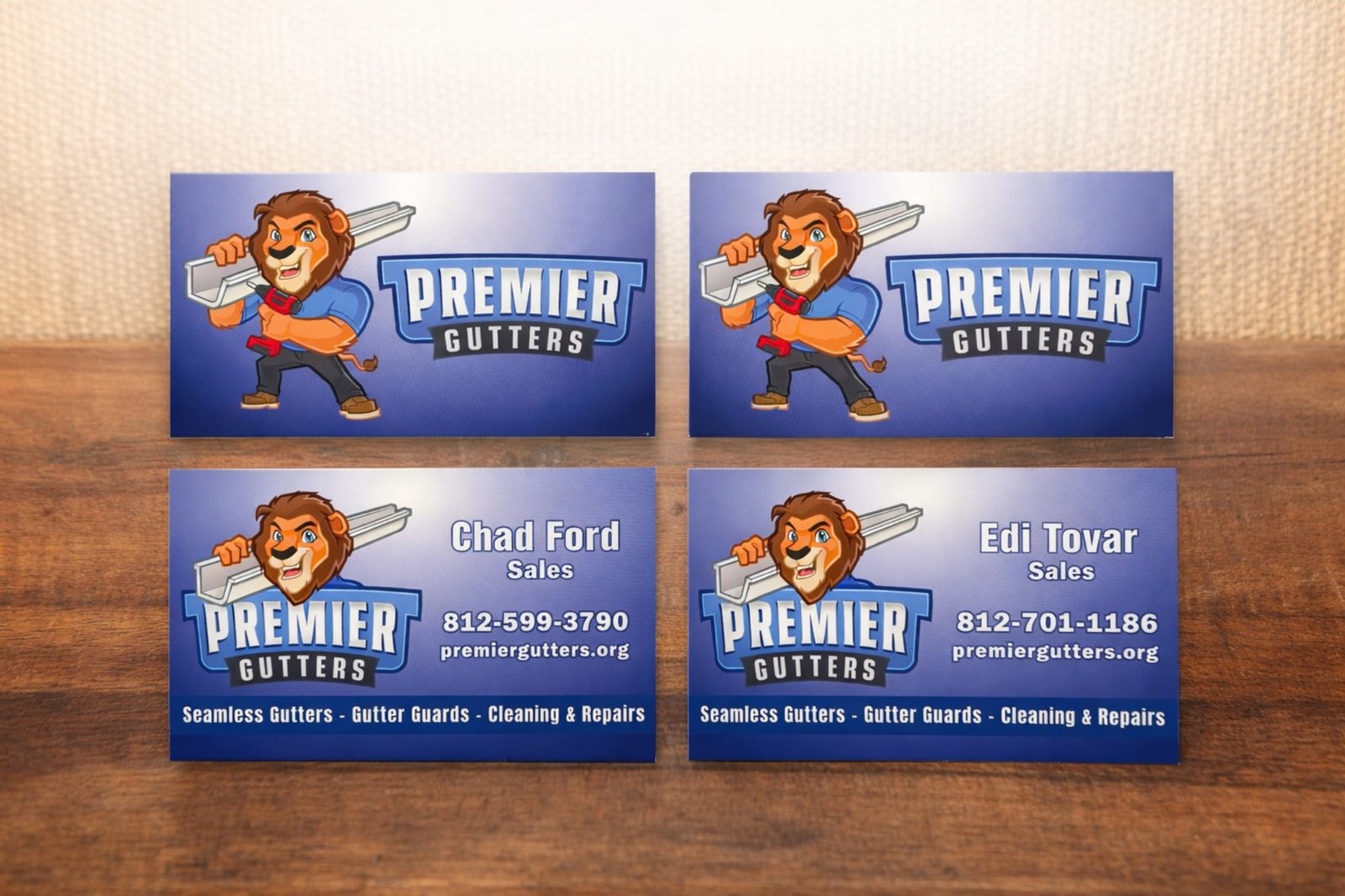 Premier Gutters cards